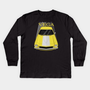 Chevrolet Vega GT 1971 - 1973 - yellow Kids Long Sleeve T-Shirt